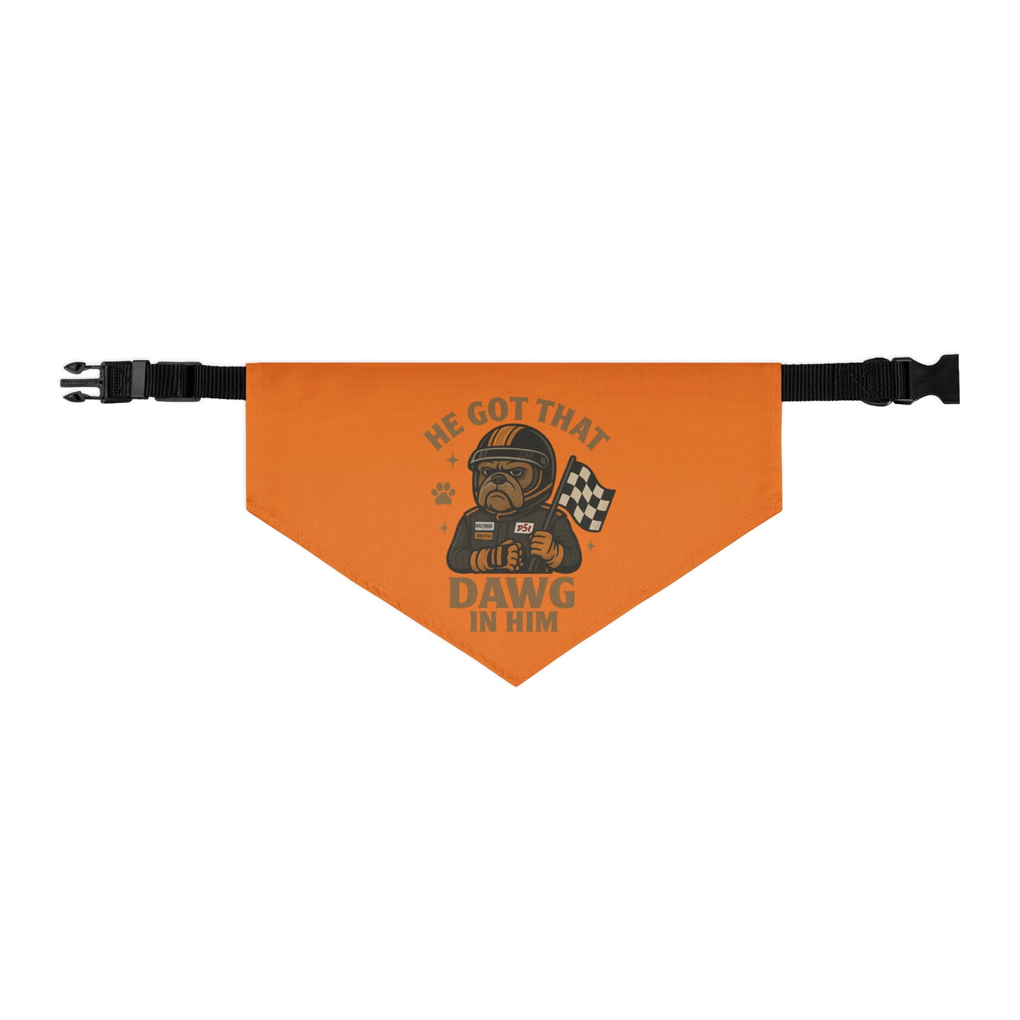 DAWG SQUAD LEGENDS - Pet Collar Bandana : Racer version