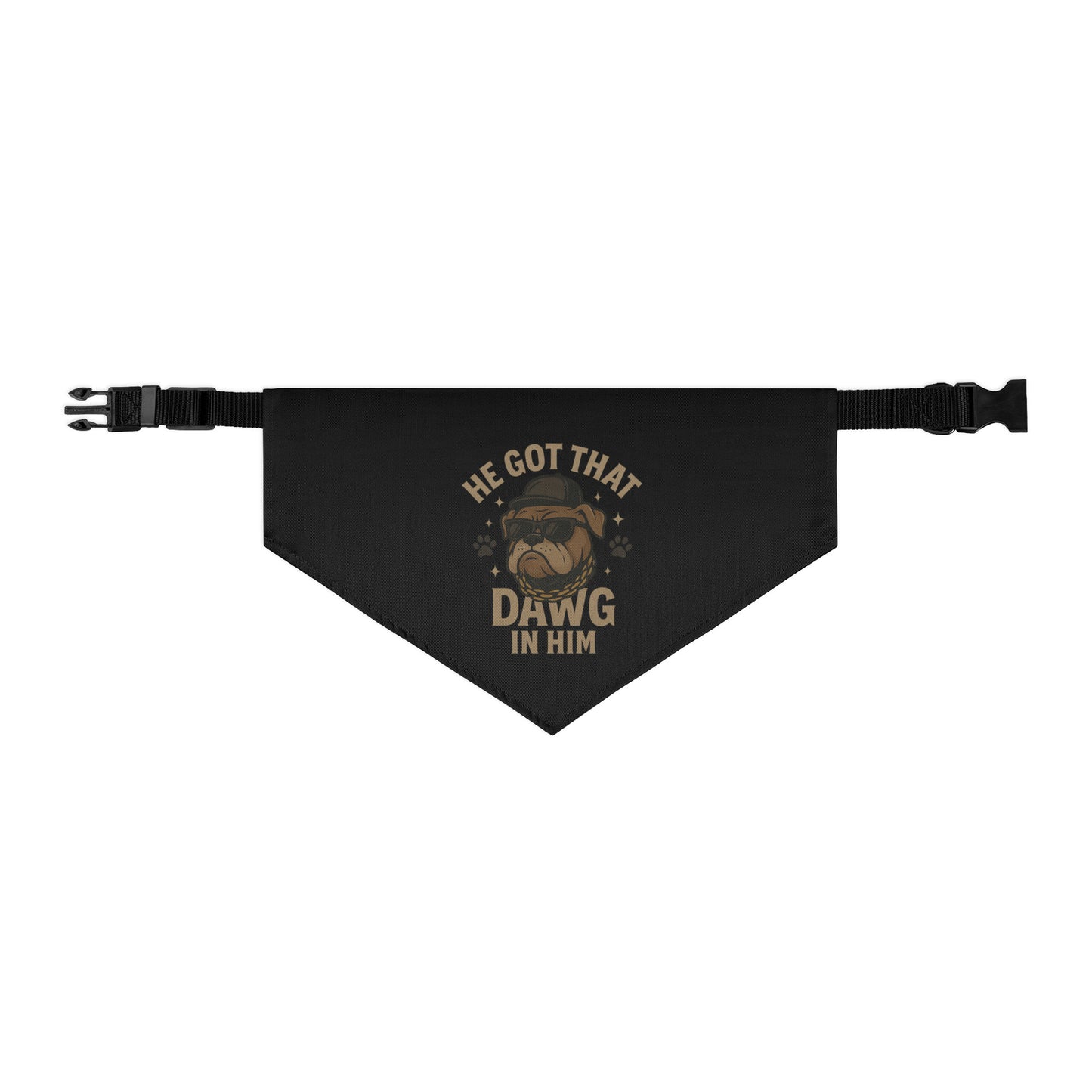DAWG SQUAD LEGENDS - Pet Collar Bandana : Gangster version