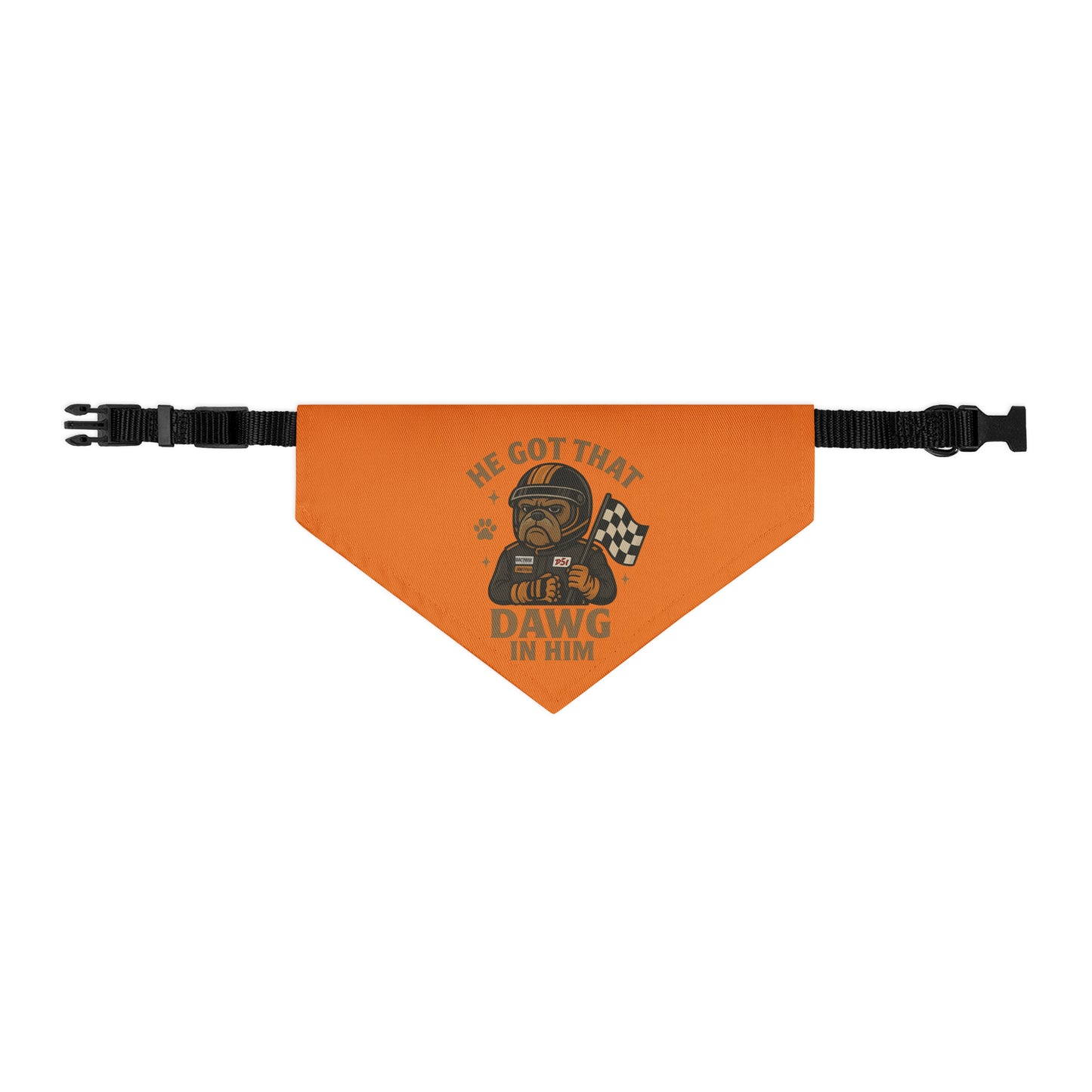 DAWG SQUAD LEGENDS - Pet Collar Bandana : Racer version