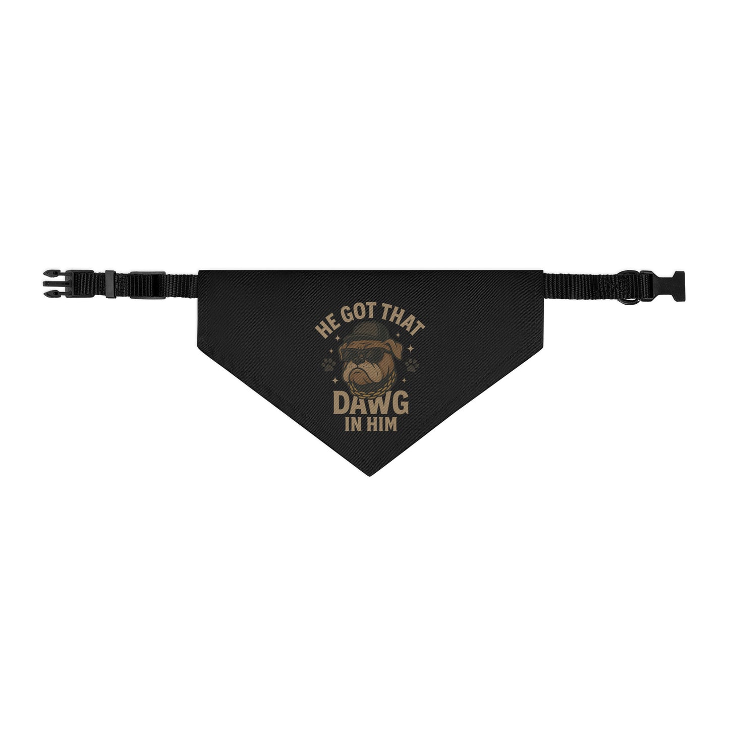 DAWG SQUAD LEGENDS - Pet Collar Bandana : Gangster version