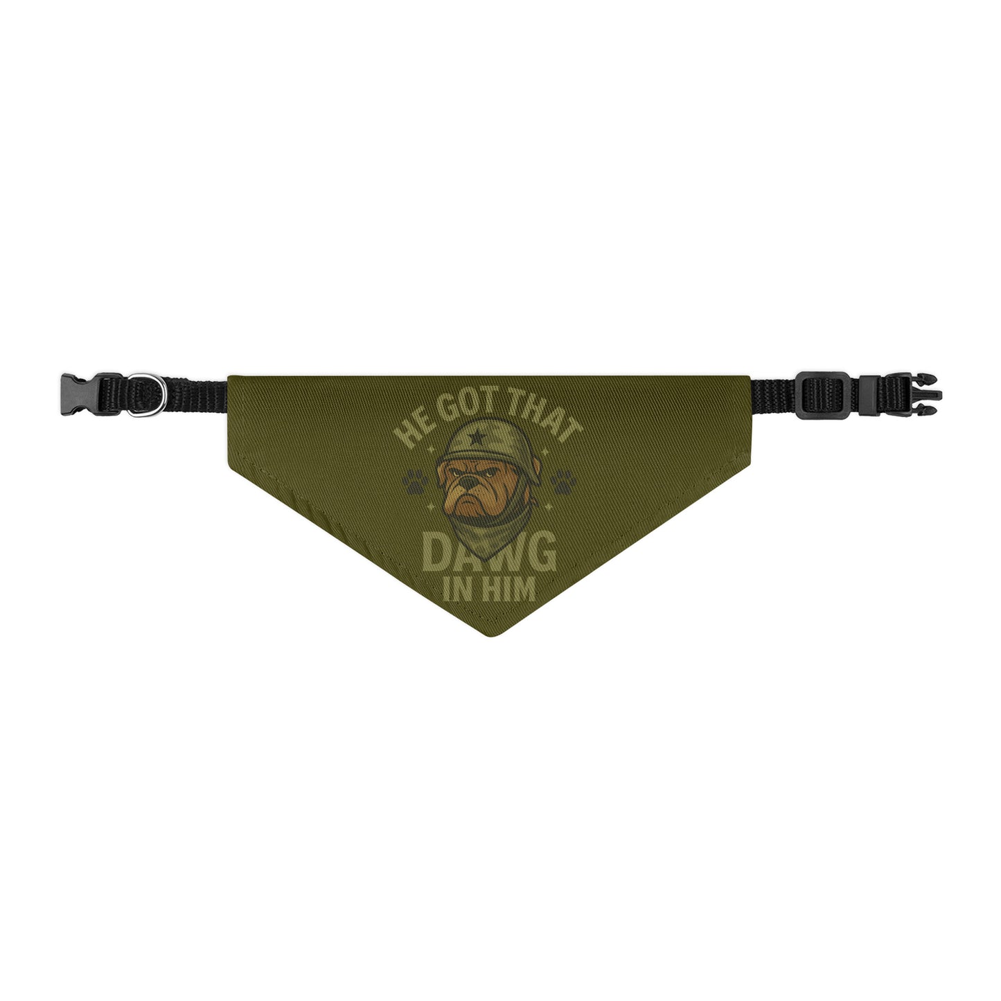 DAWG SQUAD LEGENDS - Pet Collar Bandana : Military version